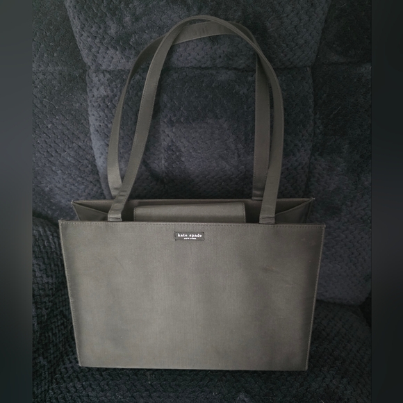 kate spade Handbags - Kate Spade Black Satin Tote Bag